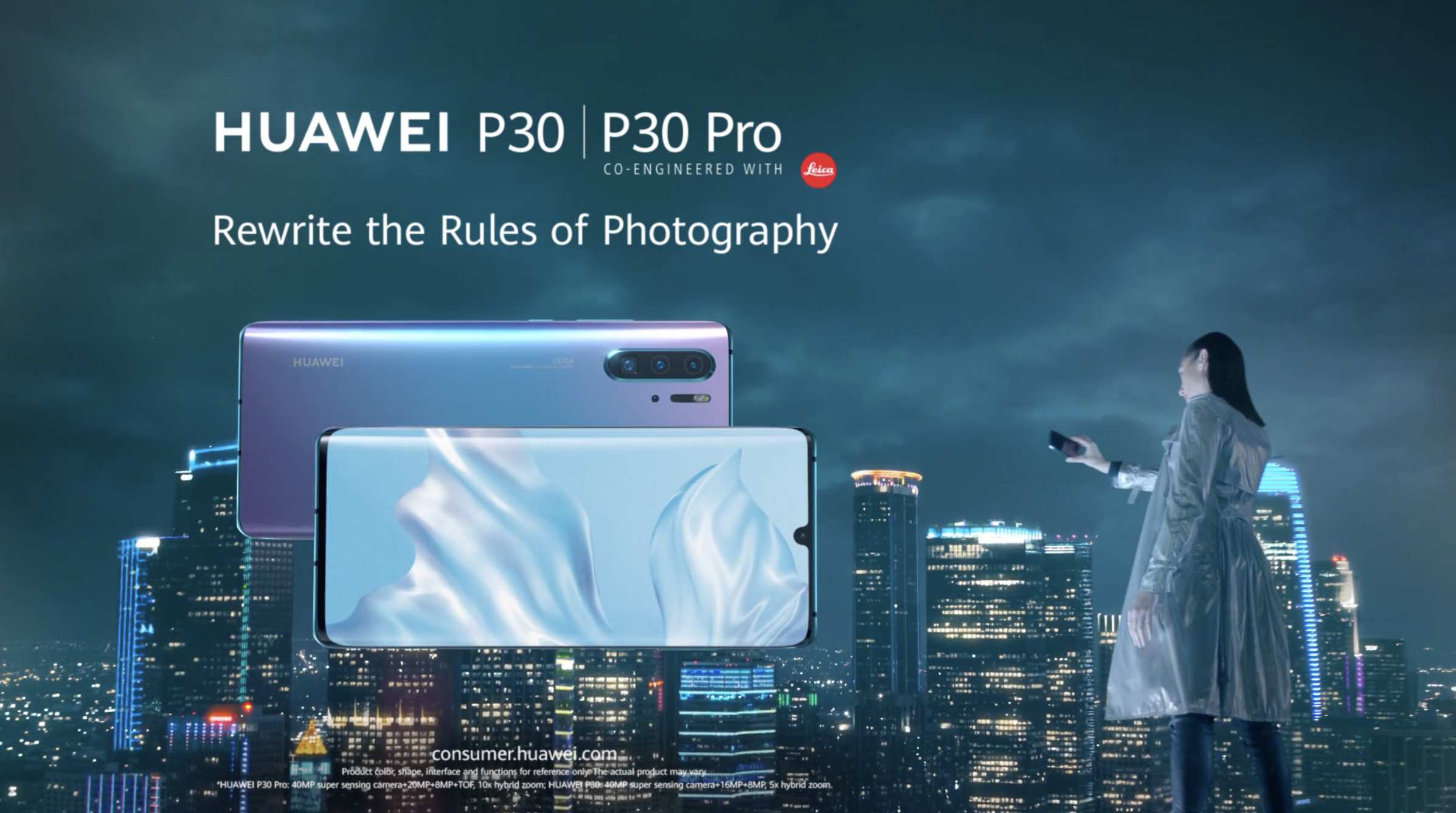 华为Huawei - P30 Rewrite The Rules of Photography