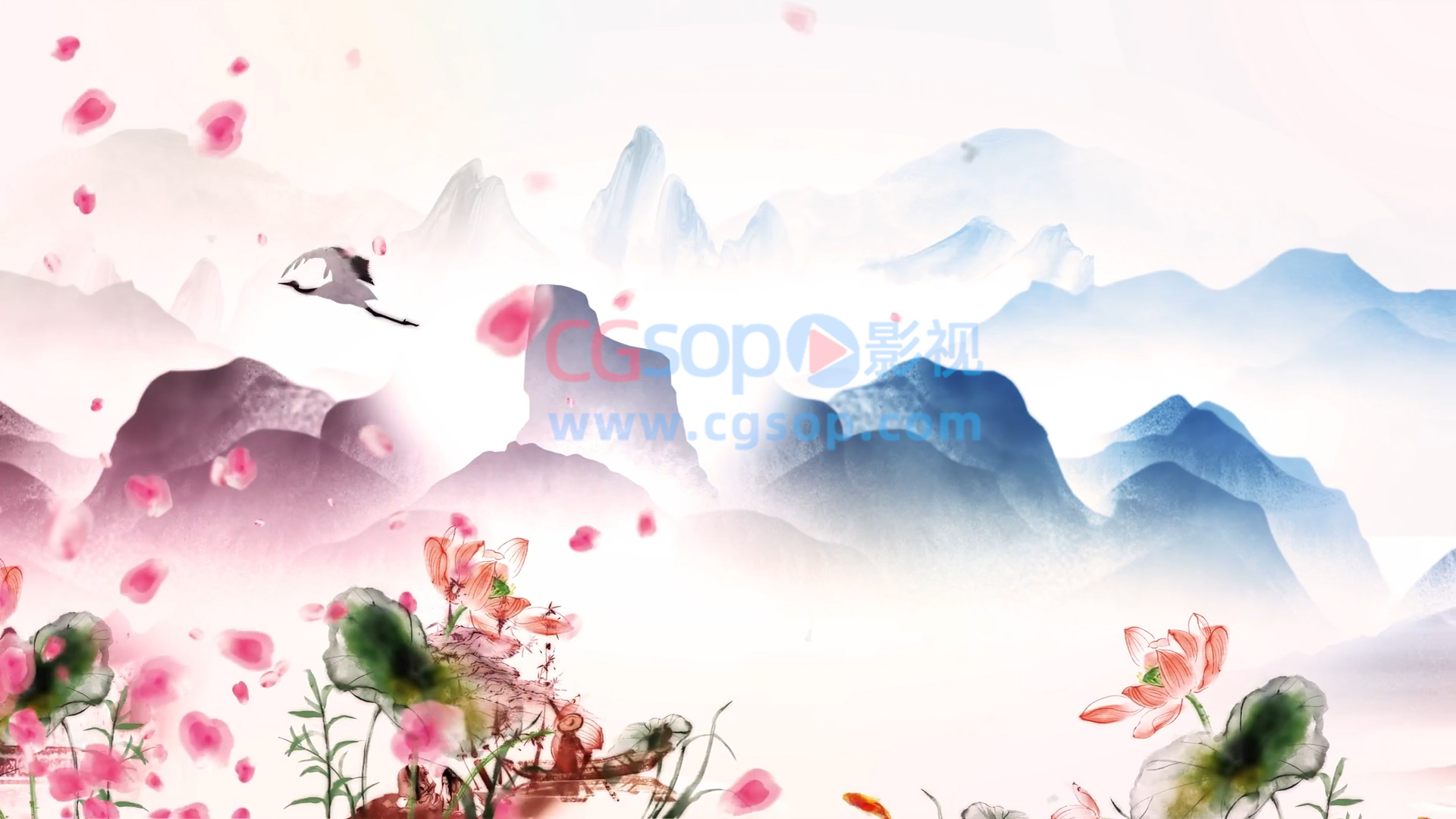 中国元素图案国风画面