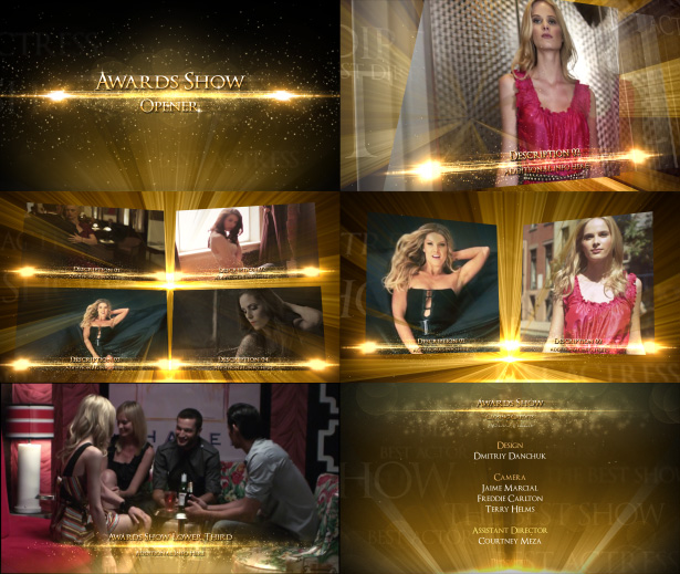 周年纪念颁奖典礼奖项展示