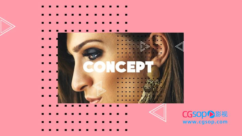 大文本标题排版展示片头