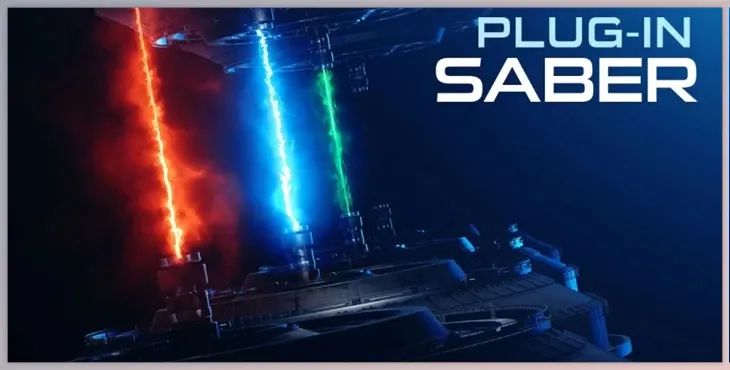 AE插件:Saber+v1.0.40_创建能量束、光剑、激光、传送门、霓虹灯、电光、雾霾