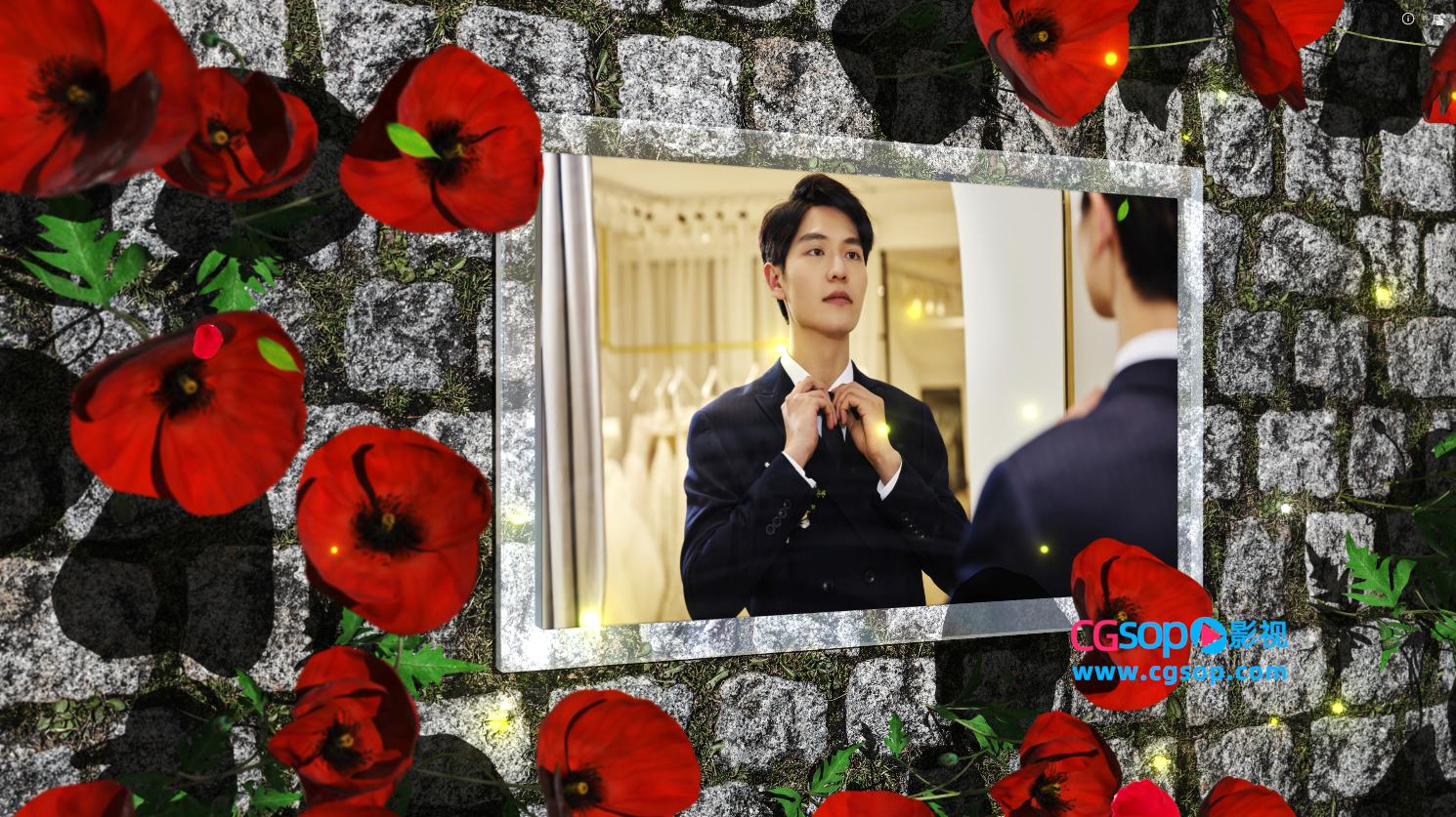 唯美的三维婚礼相册