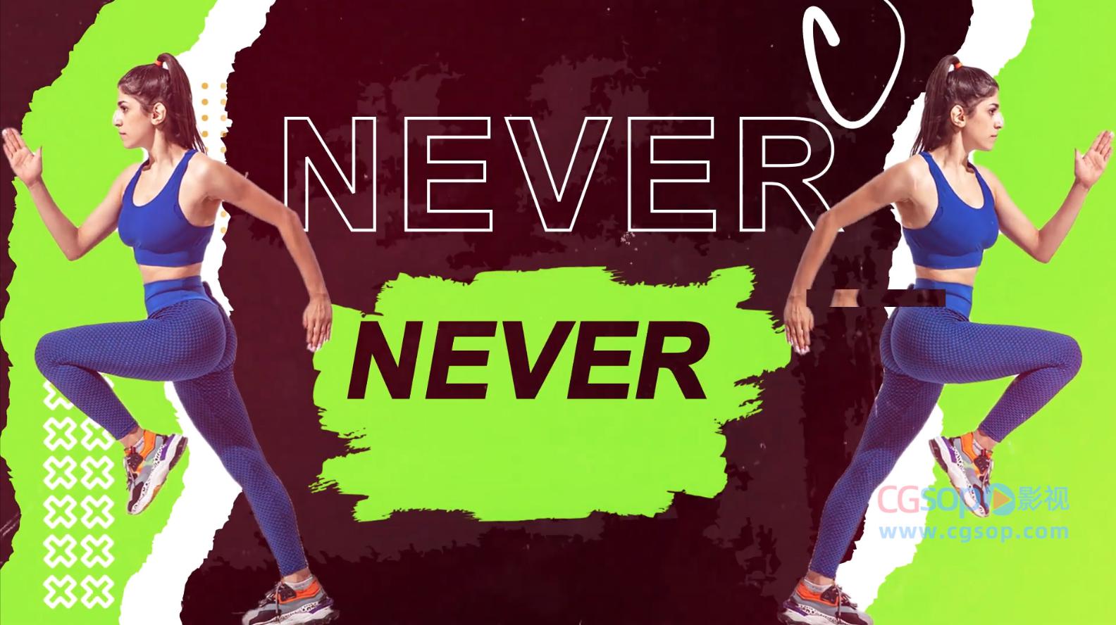 动感运动健身主题宣传