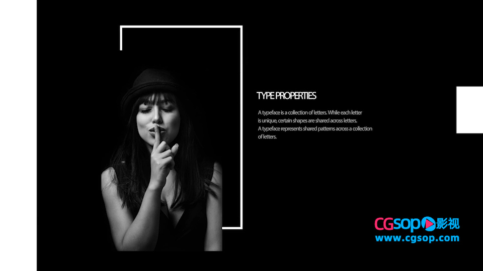 大气抽象的文字图片简介人物介绍