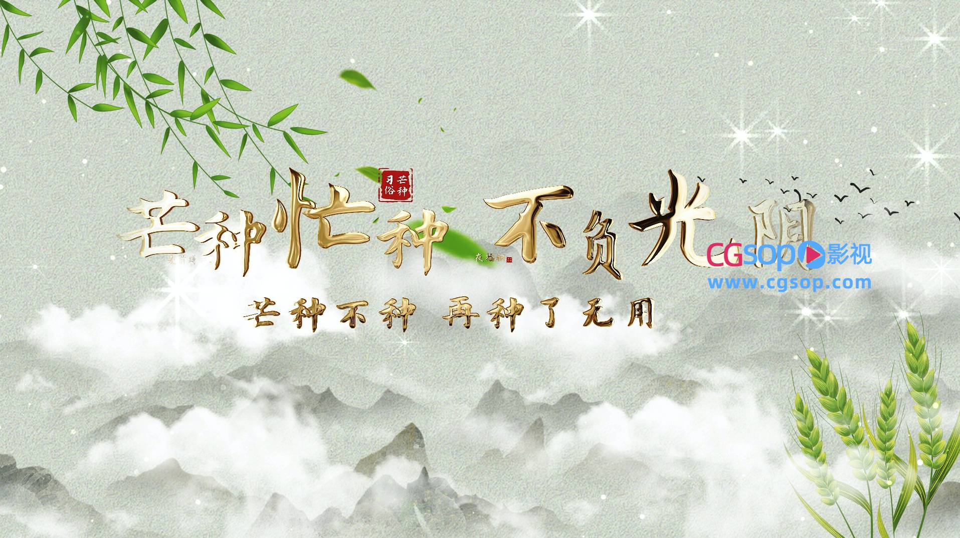 中国传统节日芒种习俗