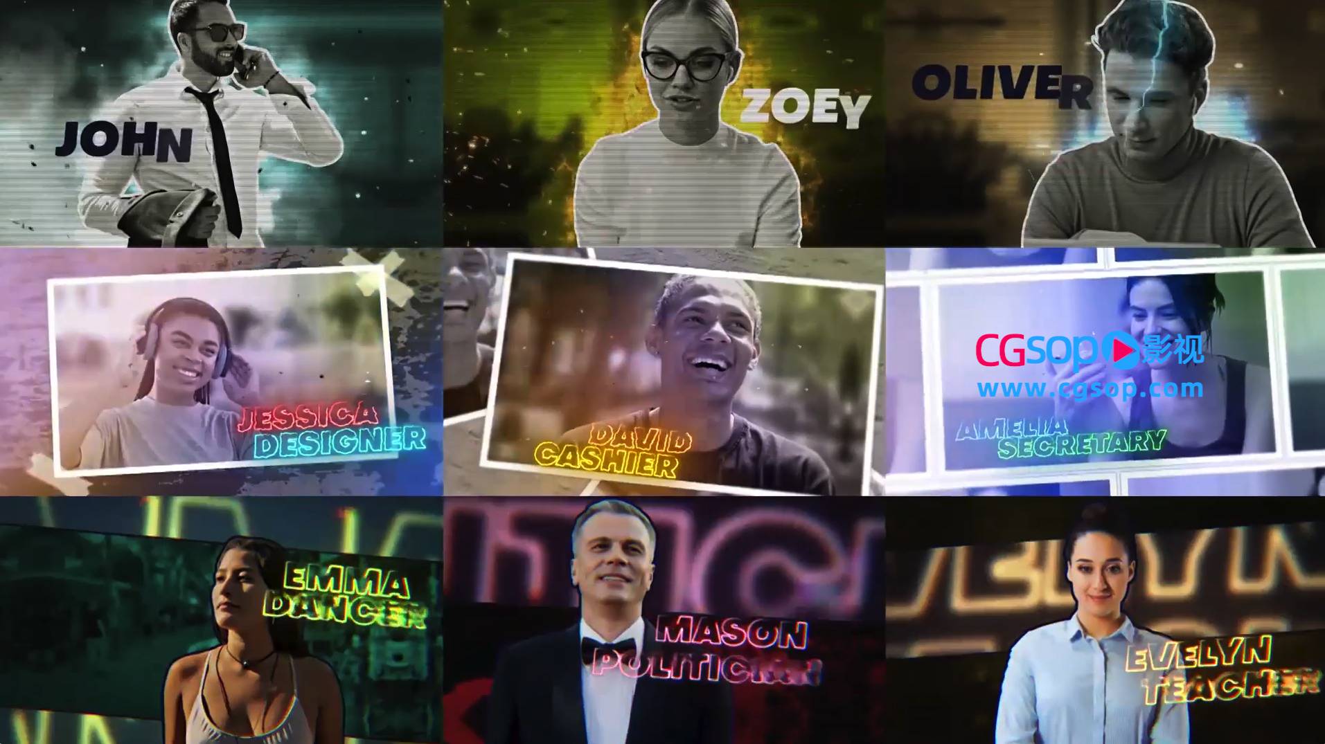 电影电视剧视频画面冻结帧创意特效制作