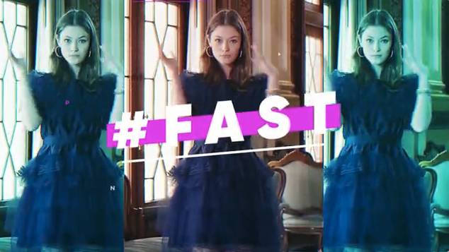 时尚动态分割转场展示的节奏感图文快速片头