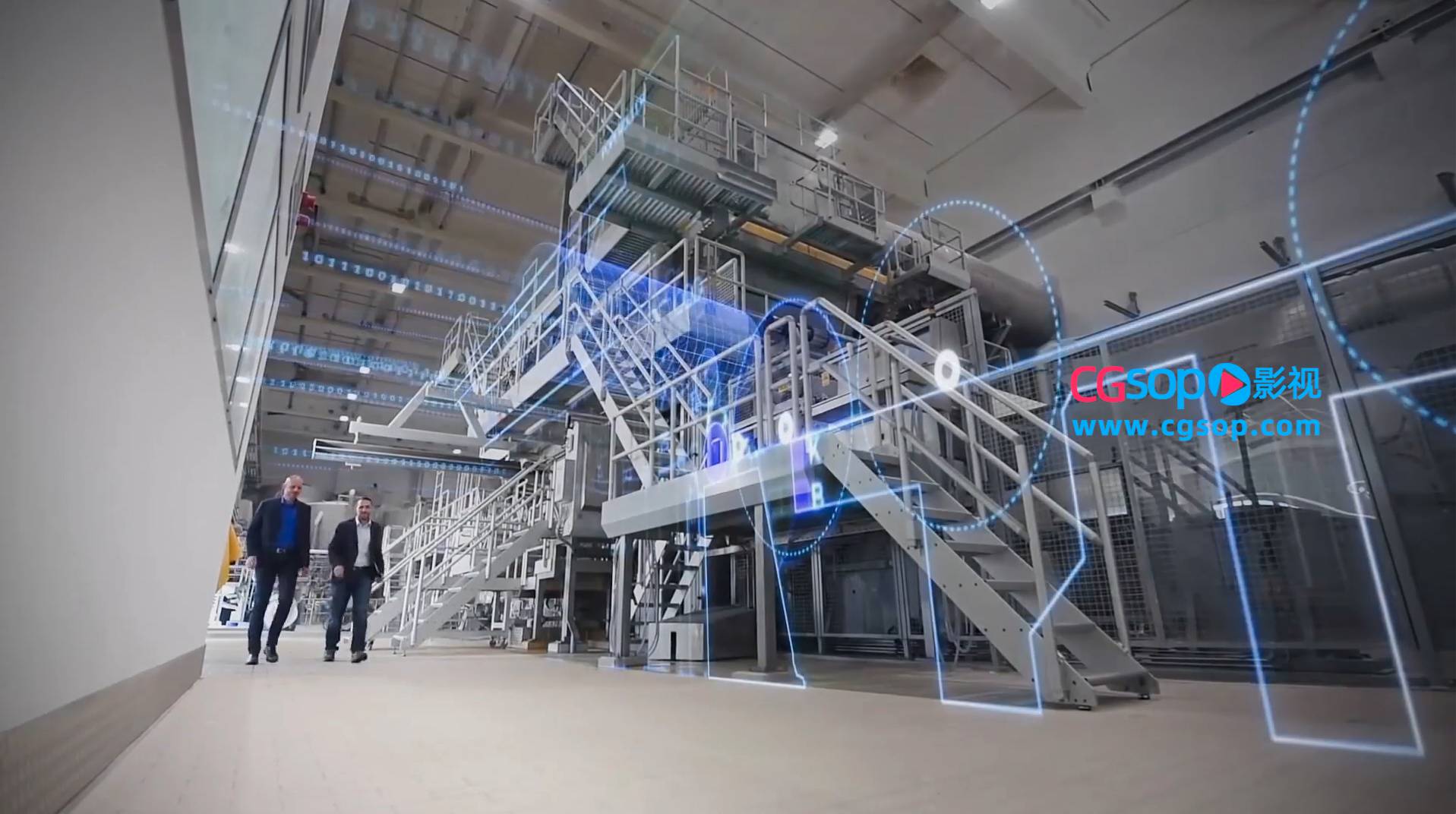 建筑工业商务科技通用素材