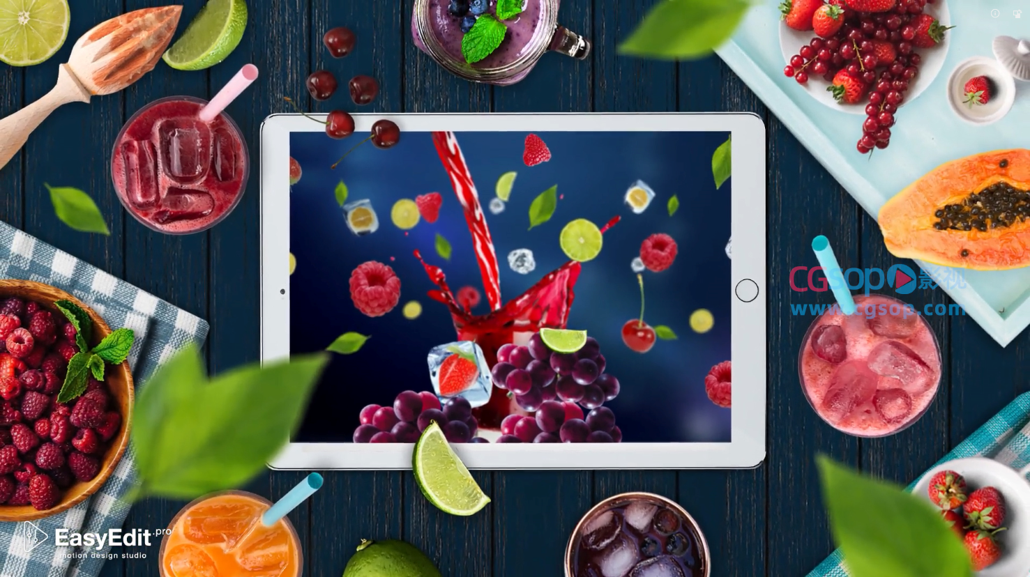 烹饪美食电视包装工程节目开场广告