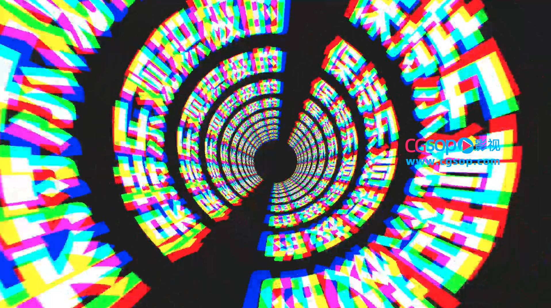 独特创意文字排版错位快闪片头