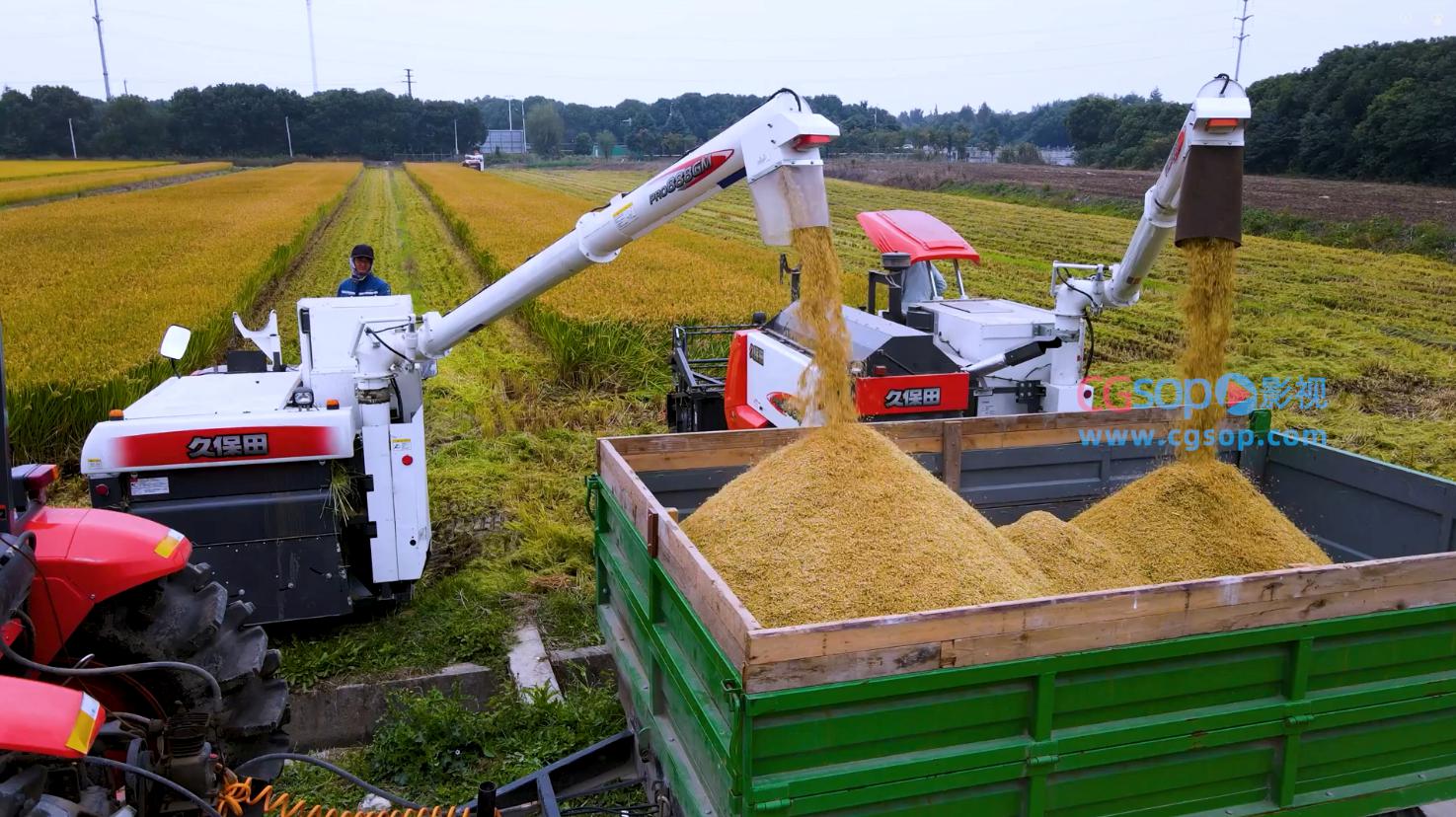 机械化丰收新农村振兴乡村