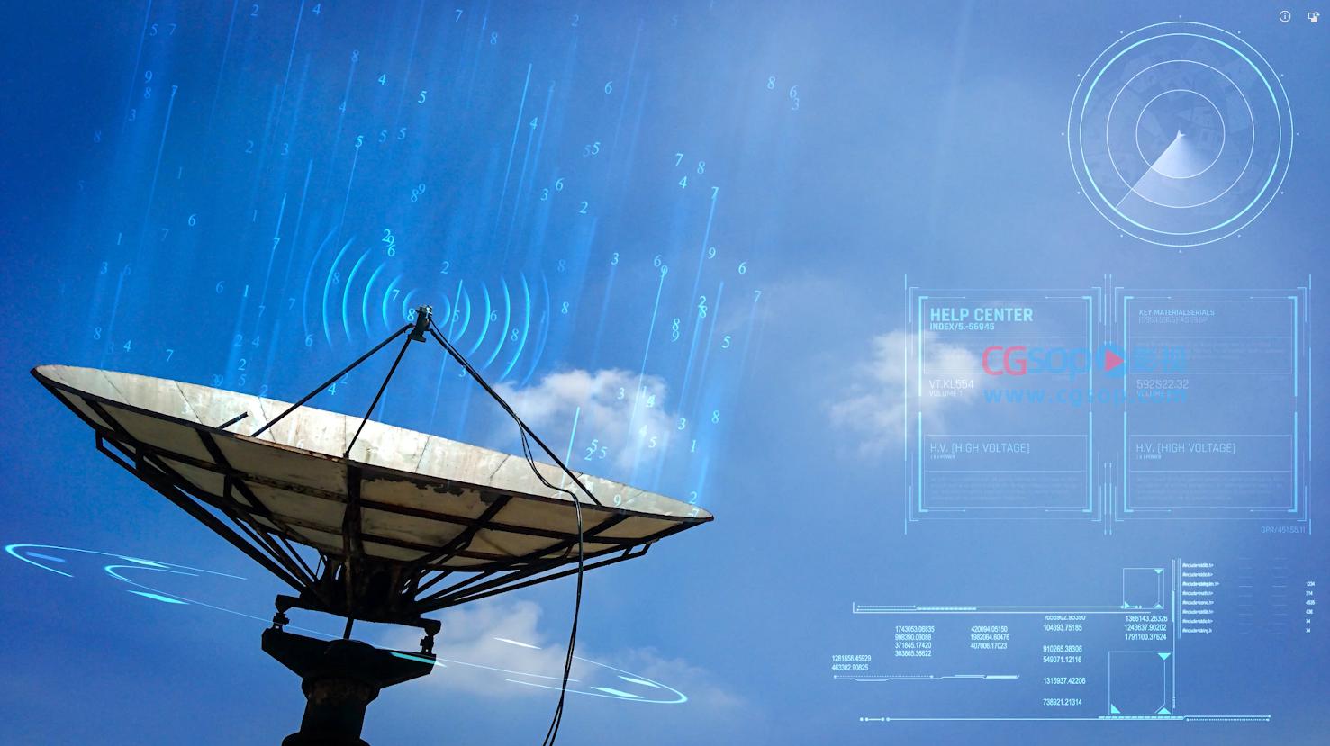 雷达传输数据到卫星4K