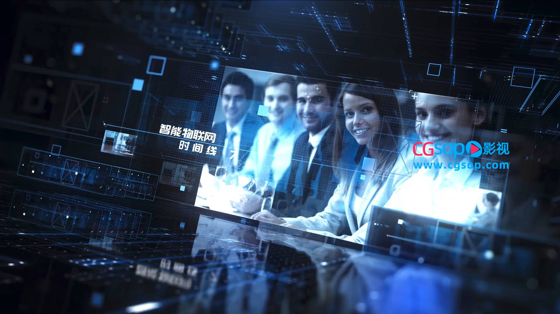 三维智能物联网信息IT科技宣传片AE模板