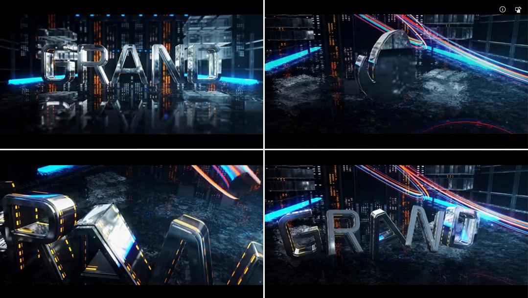 震撼史诗E3D文字动画