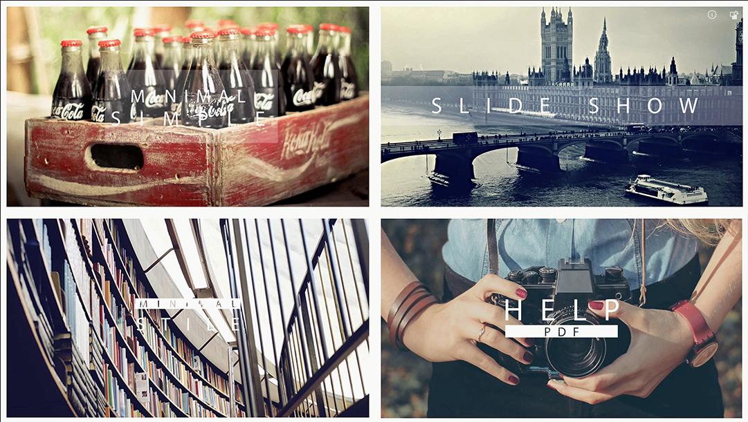 创意时尚幻灯片图片展示