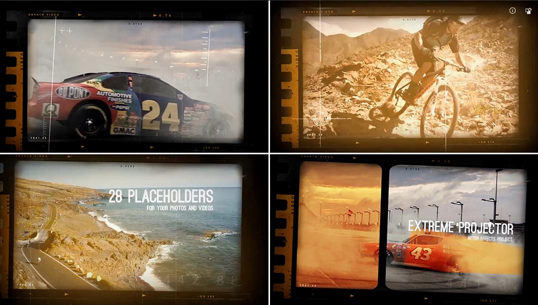 怀旧复古相册图片展示