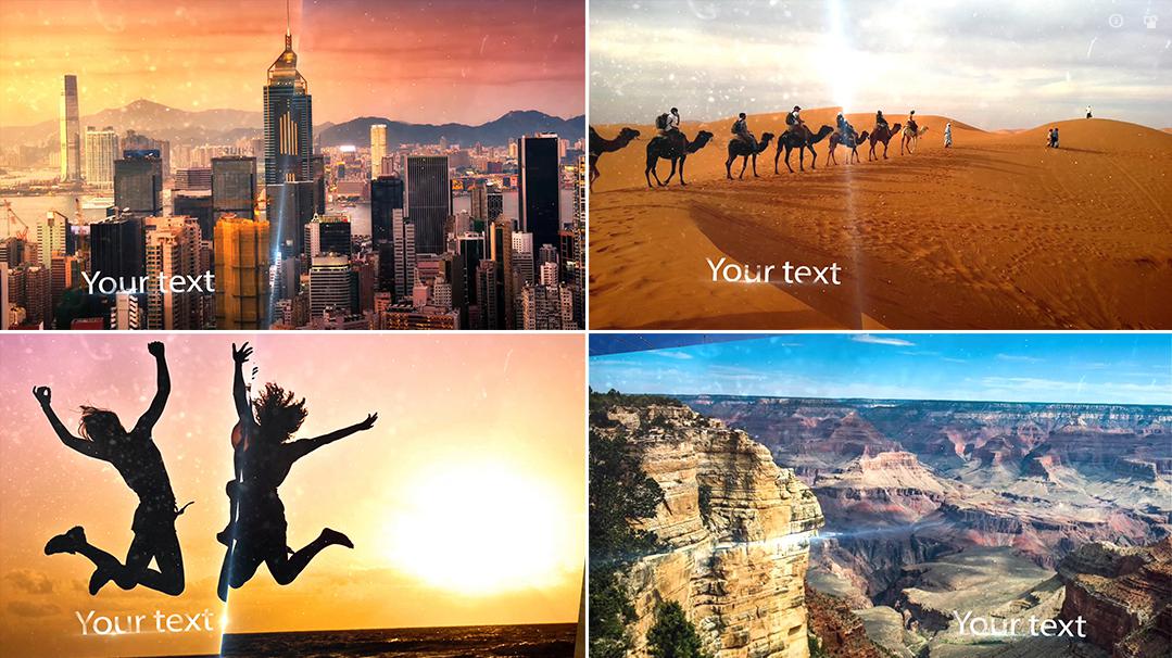 震撼大气光效粒子幻灯片