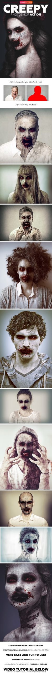 令人毛骨悚然的 Photoshop 文件