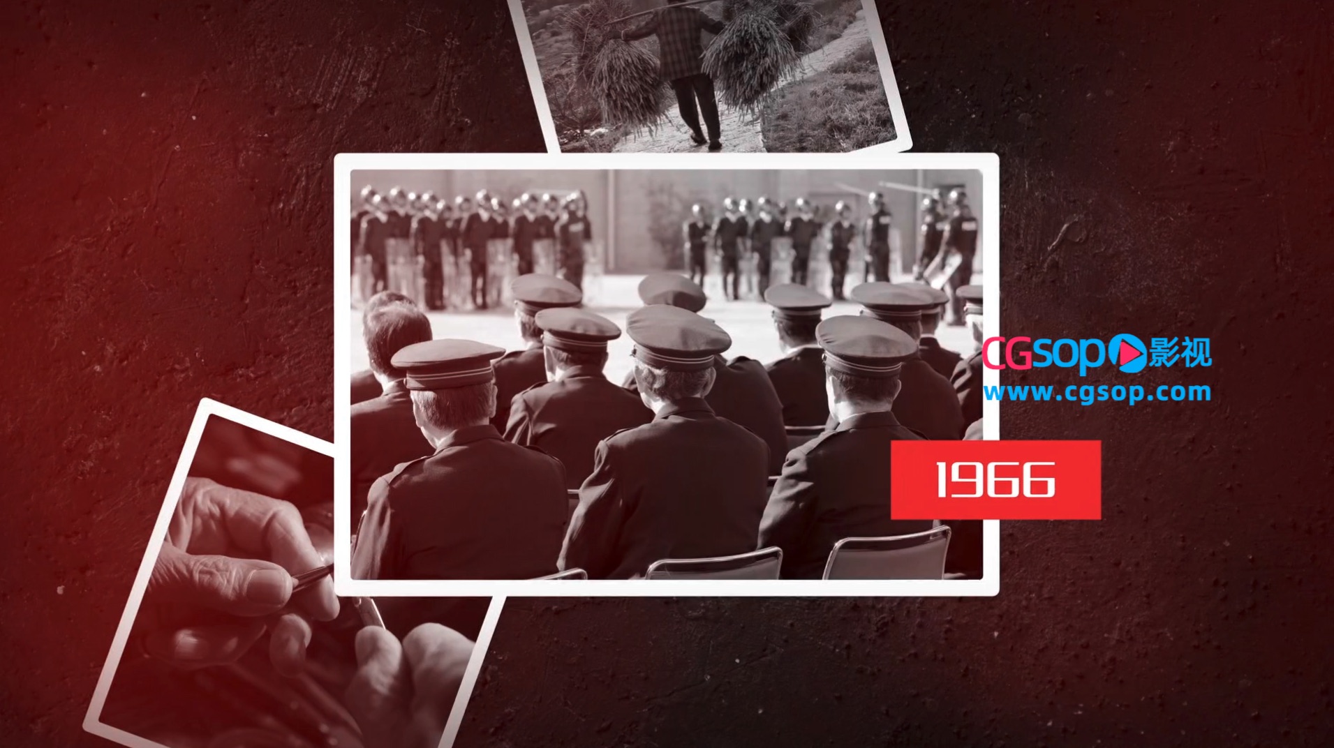 历史怀旧感图文AE模板