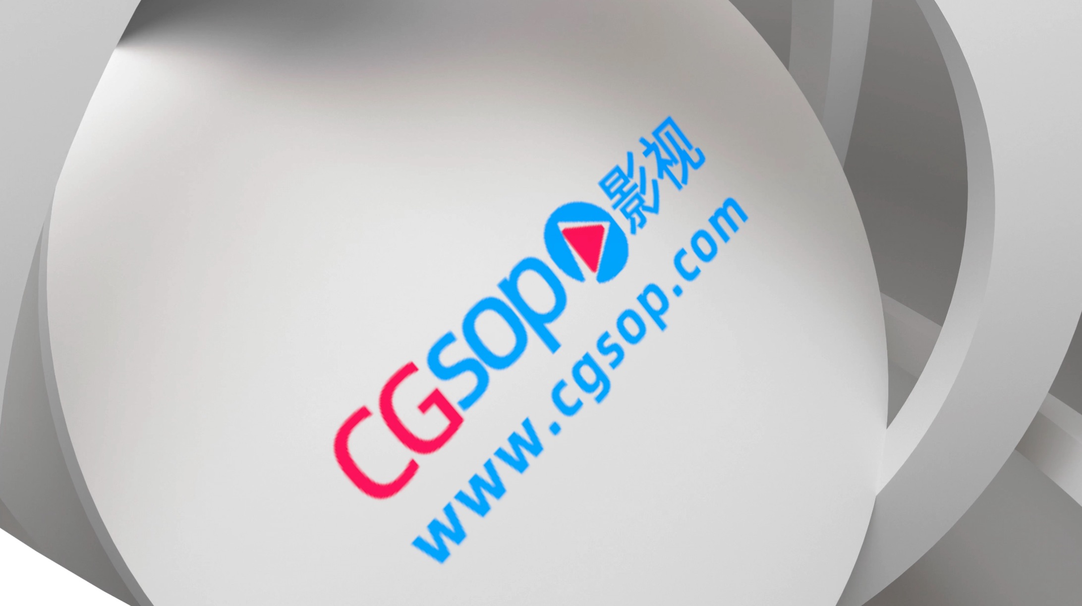 logo演绎4K三维环形片头AE模板