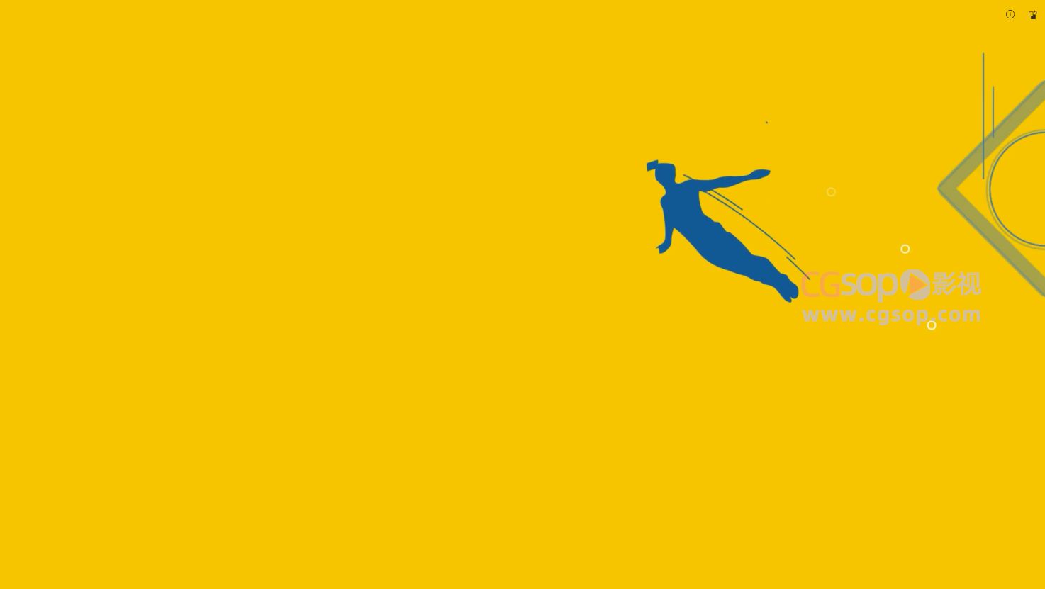 logo跳水体育动画片头AE模板