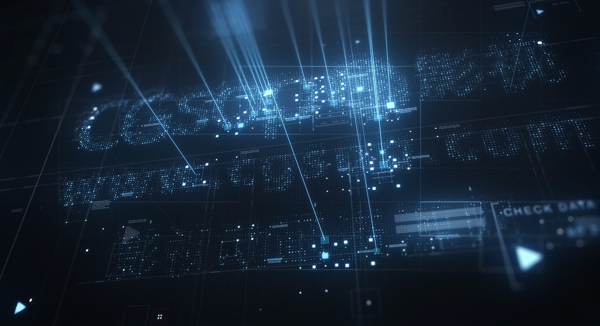 激光扫描光线重建科技logo片头AE模板