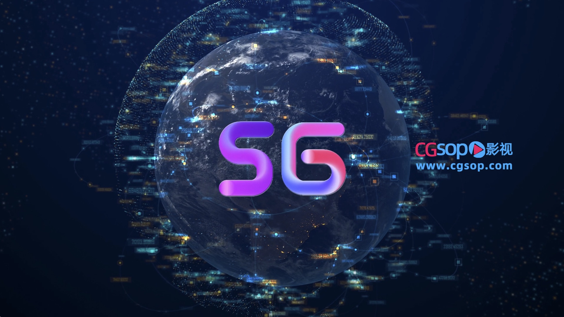 logo演绎科技网络4K片头AE模板