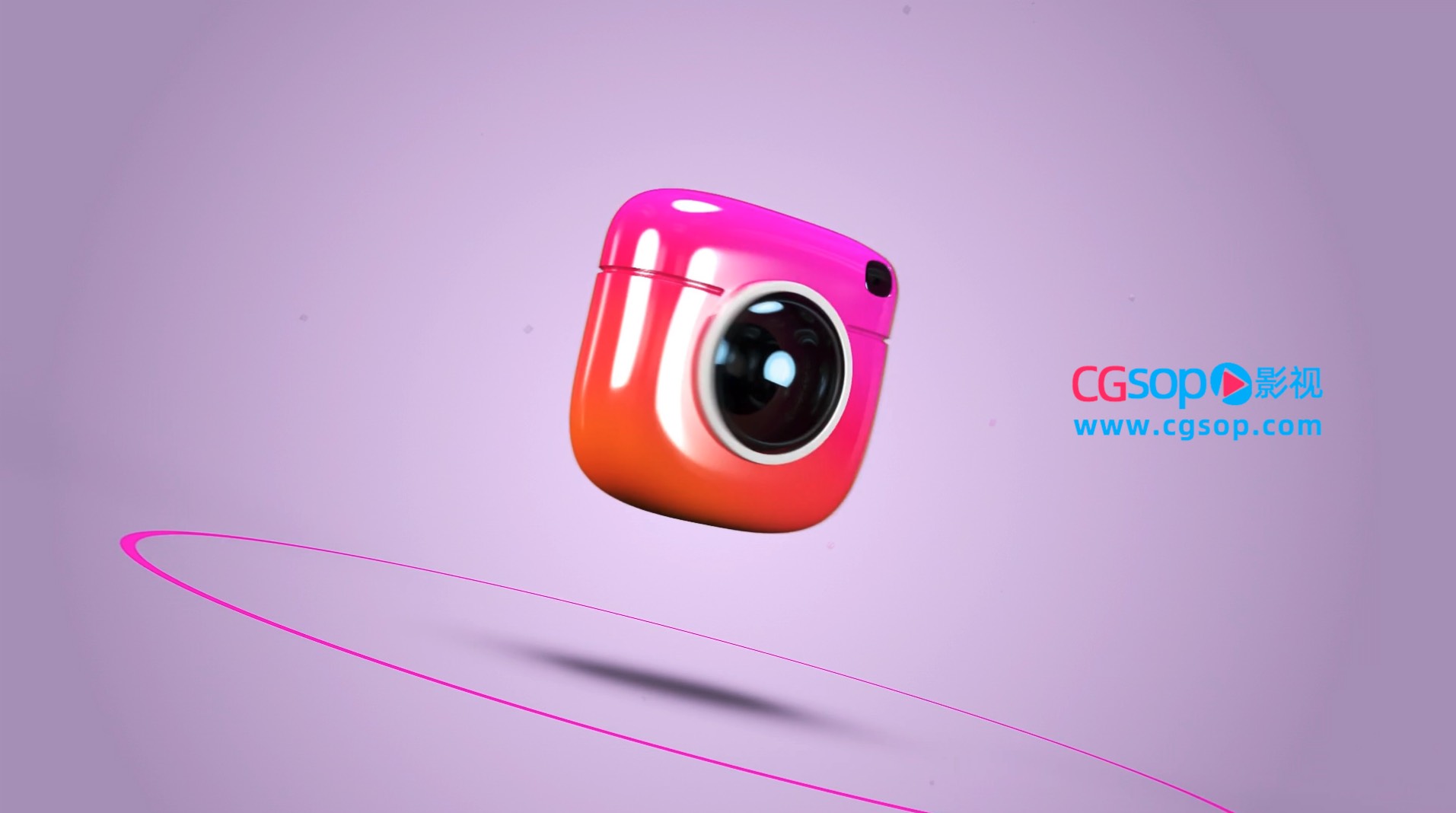 logo演绎迷你相机片头AE模板