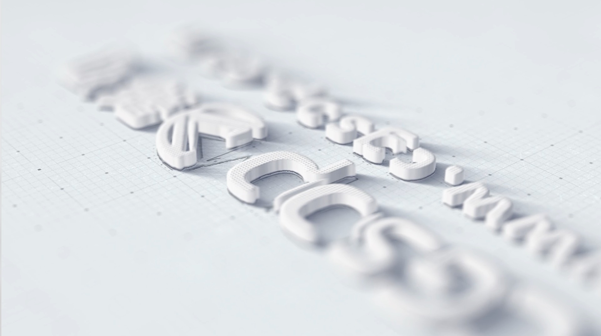 草图三维轮廓勾勒明亮logo动画AE模板