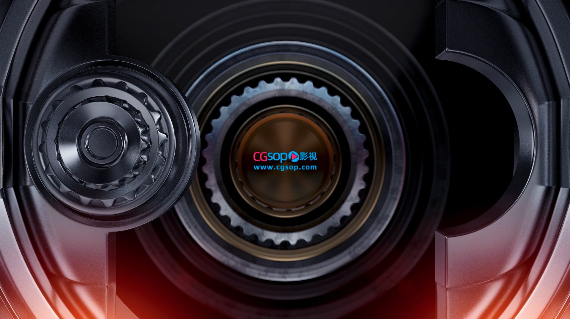 汽车机械震撼片头AE模板