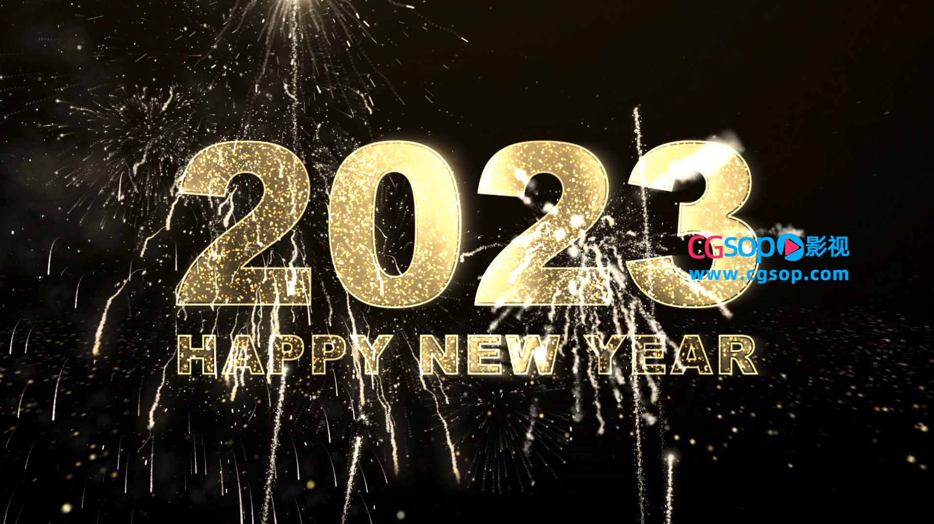 新年元旦跨年倒计时片头AE模板