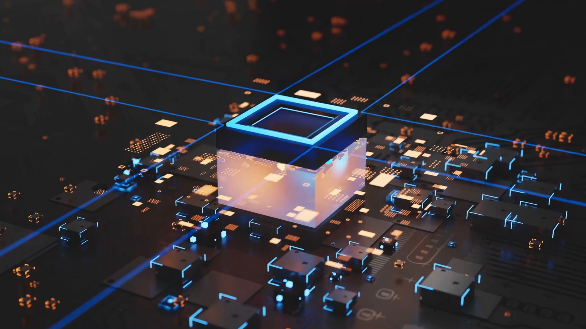 科技LOGO数据片头AE模板