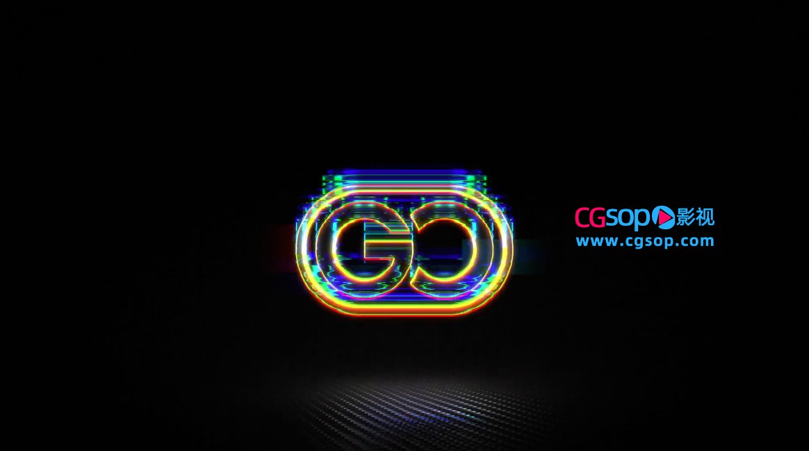 科技毛刺徽标logo展示