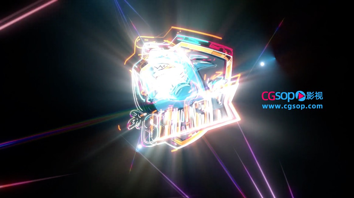 时尚超级标志展示logo演绎