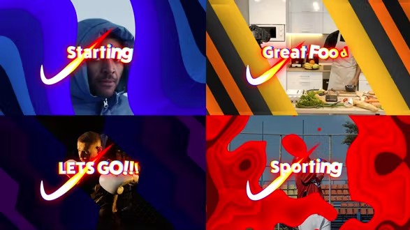 文字文本过渡转场动画