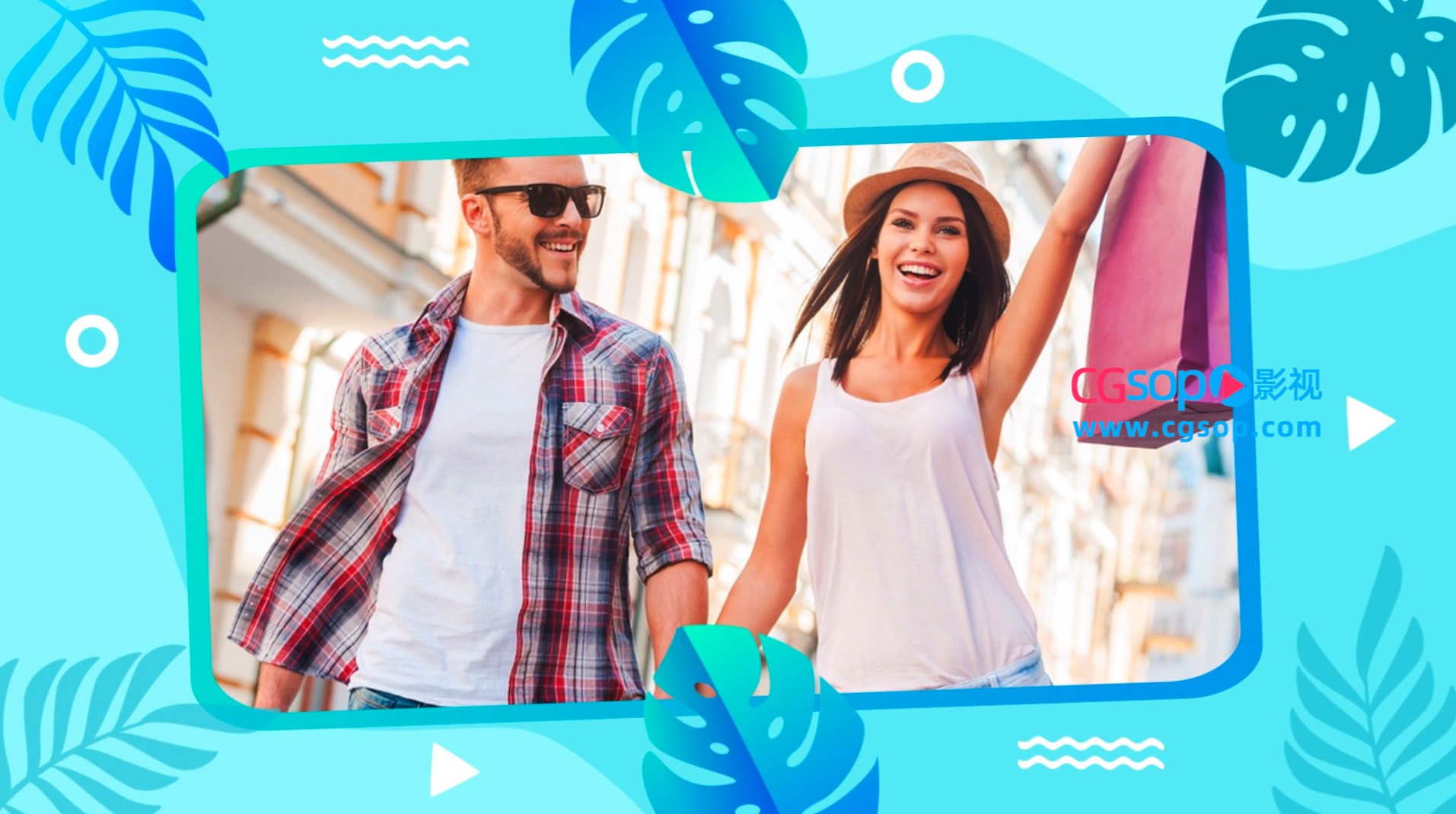 夏季潮流时尚活力炫酷图文宣传片AE模板