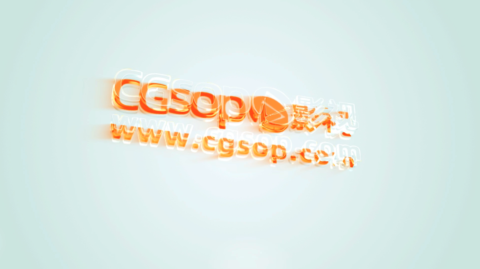 六边形填充明亮光泽logo片头AE模板