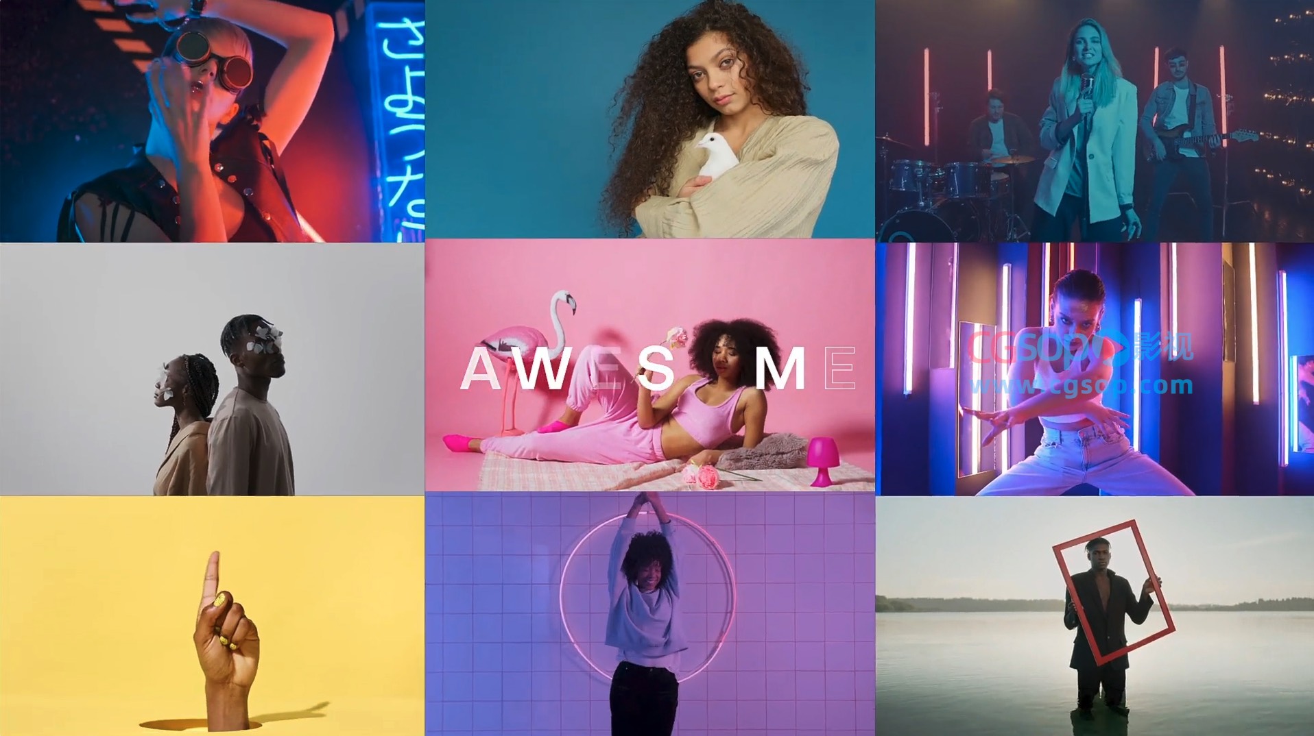 时尚快闪短视频AE模板