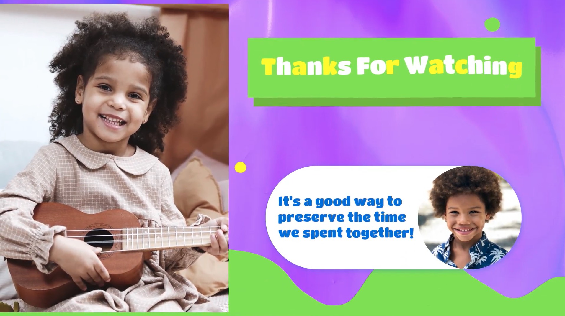 儿童彩色幻灯片视频 Kids Colorful Slideshow After Effects