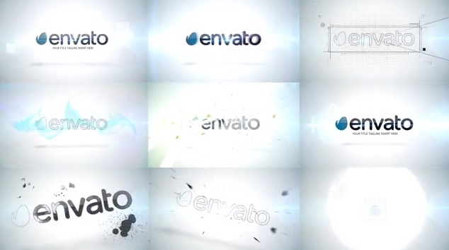 干净明亮又快速logo动画