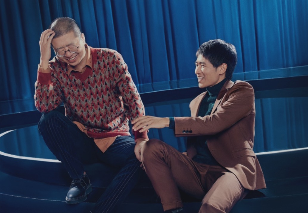 韩寒与李诞同框 , 利郎怎么想的？