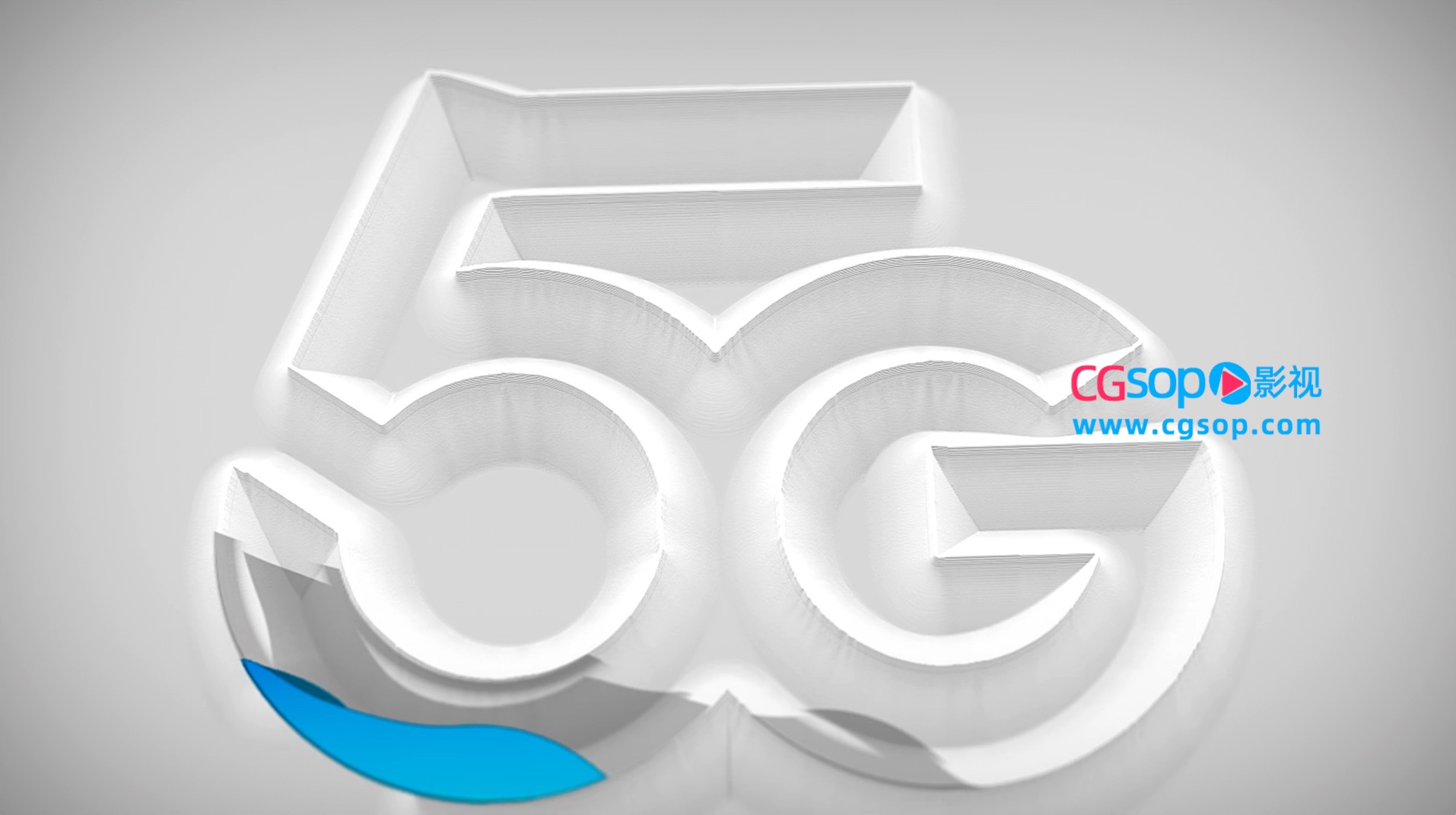 3D打印描边logoAE模板