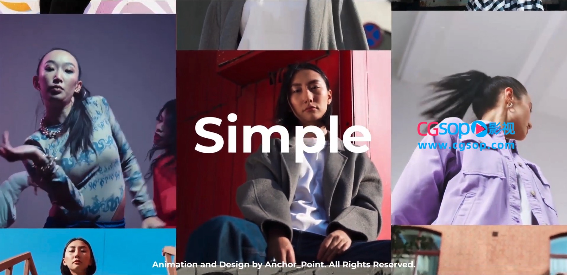 平滑布局展示的开场片头