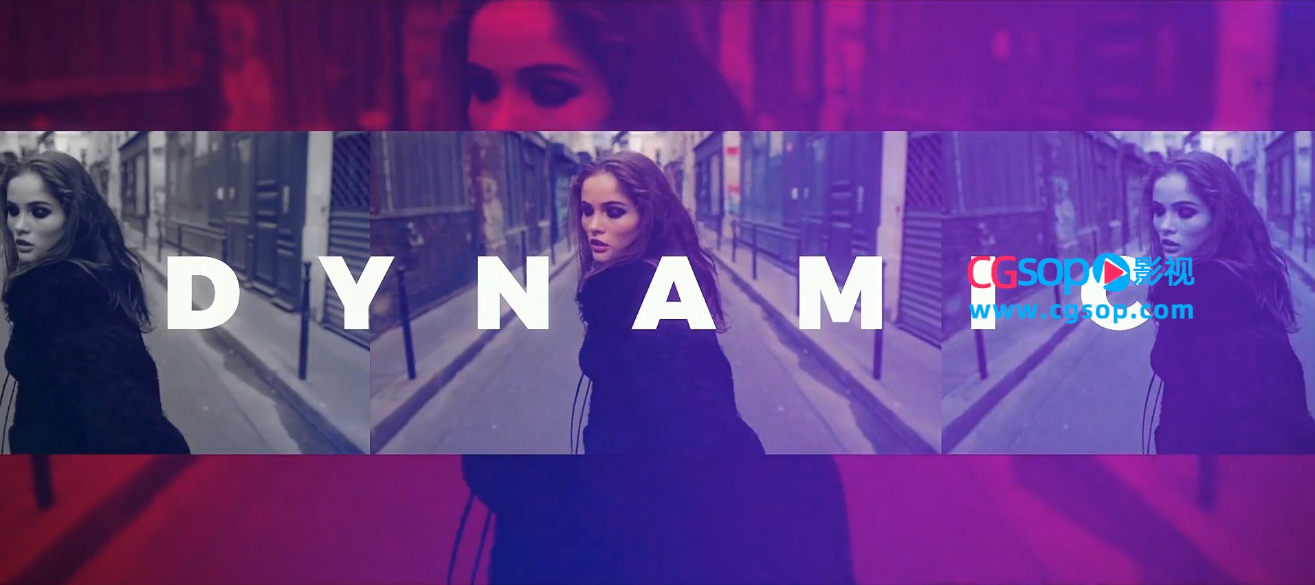 图文排版的时尚宣传