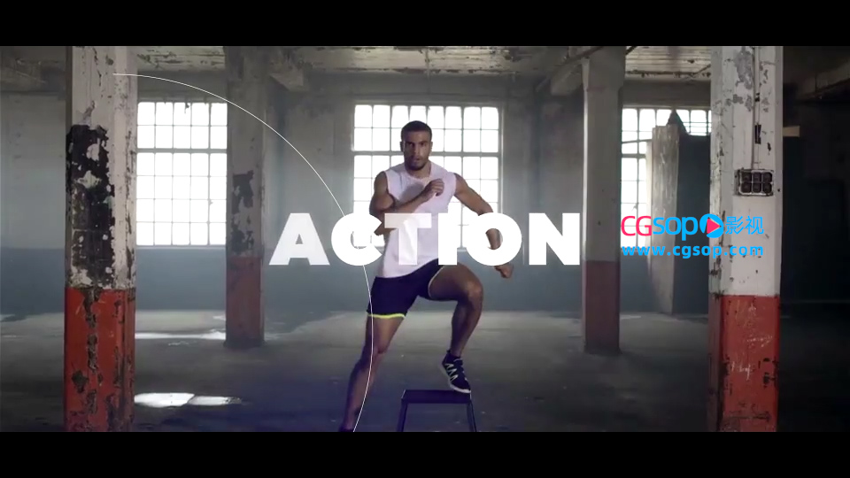 速切换展示的体育运动剪辑