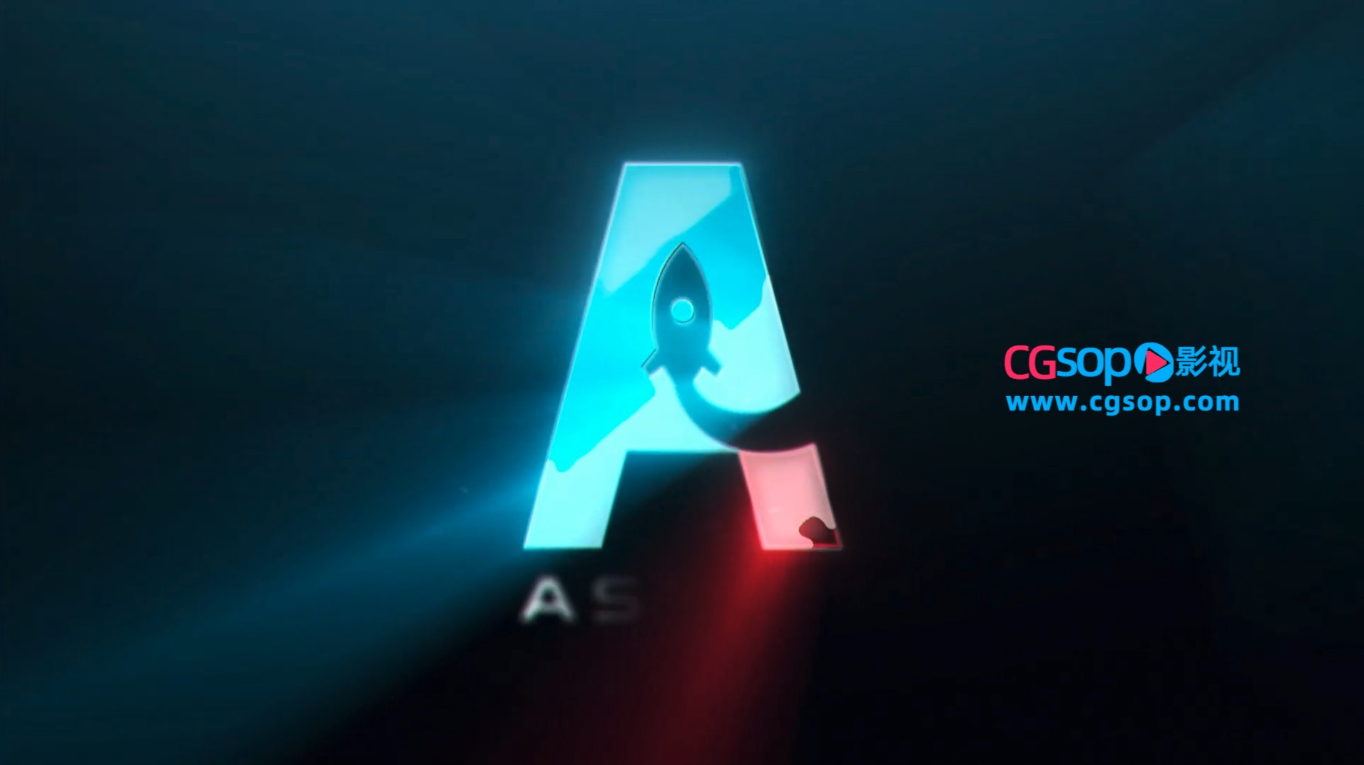 描边后射线光芒揭示的标志