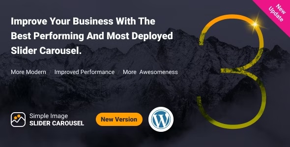 简单的图片滑块旋转木马WordPress插件