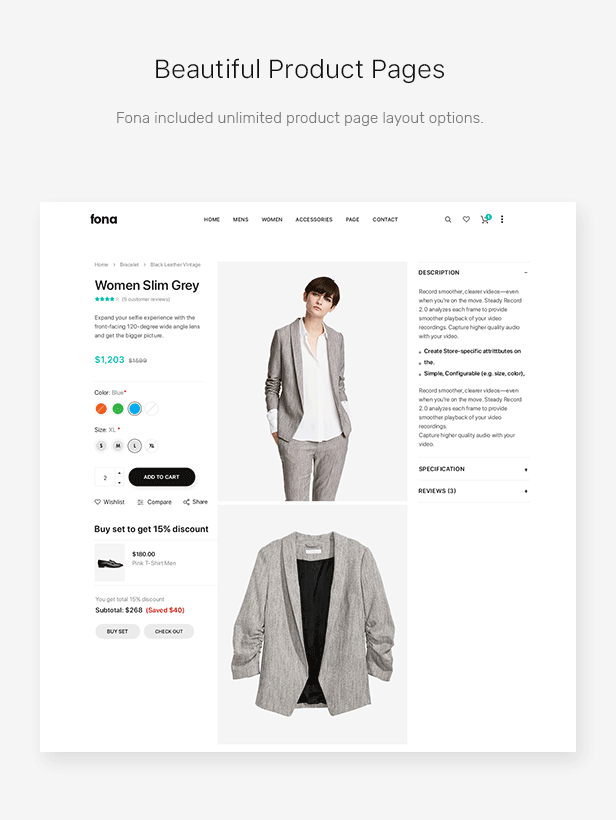 Fona -响应式Elementor WooCommerce主题
