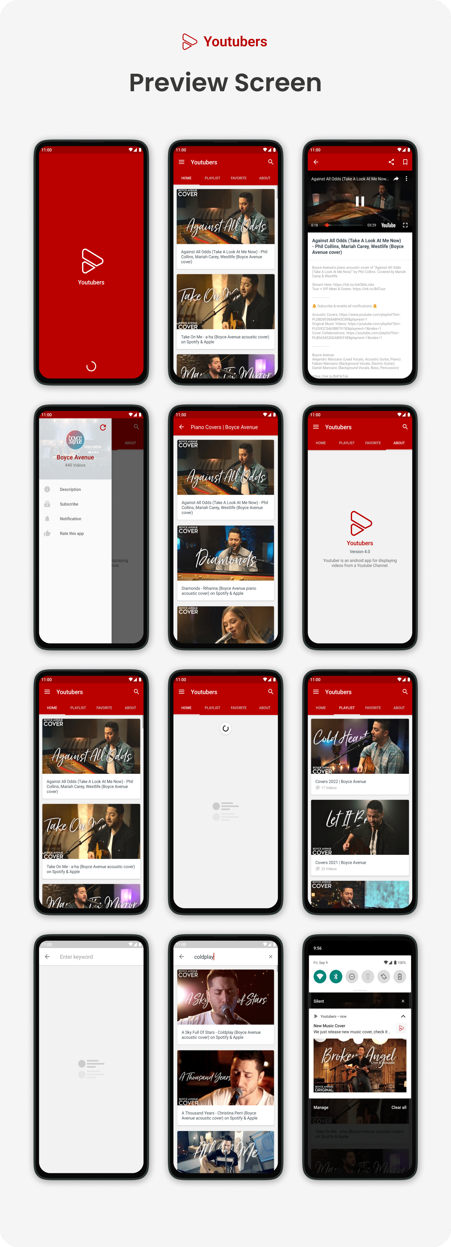 Youtubers -安卓的Youtube Channel APP 4.0