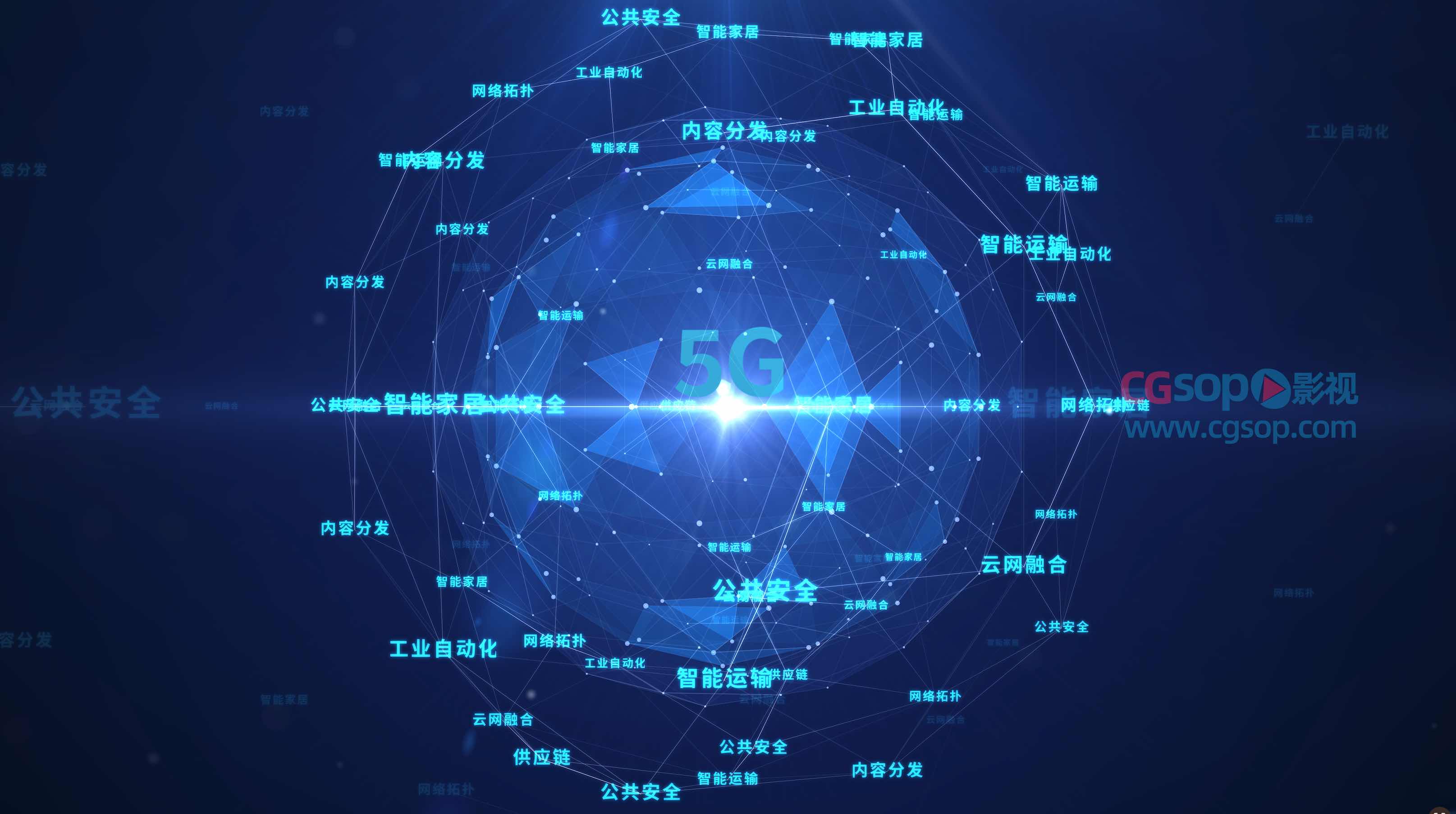 大数据5G时代科技地球遍及全球